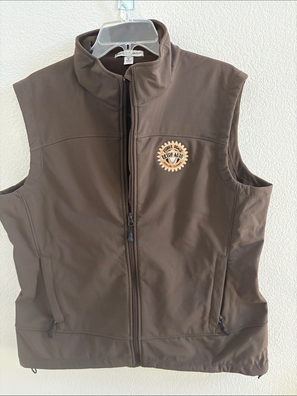 Port Authority Brown Fleece Vest